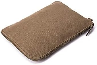 Zipper Pouch Storage Bag Simple and Stylish Women's Cosmetic and Travel Bag Cotton Canvas