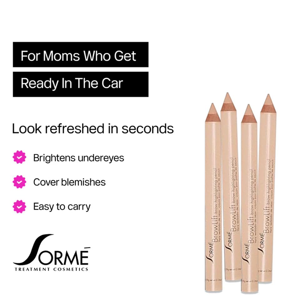 Sorme Cosmetics PRO Eye Brightener Pencil, Easy to Apply, Fine-Tipped Pencil for a Lifted Effect, Look Wide Awake & Youthful, Inner Eye Highlighter, Fake Awake Eye Highlight