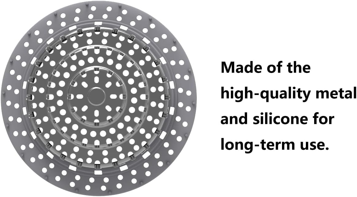 Bathtub Drain Hair Catcher,Bathtub Protector Suitable for Bathroom Bathtub, Pop-Up Drains. (Patented Product)