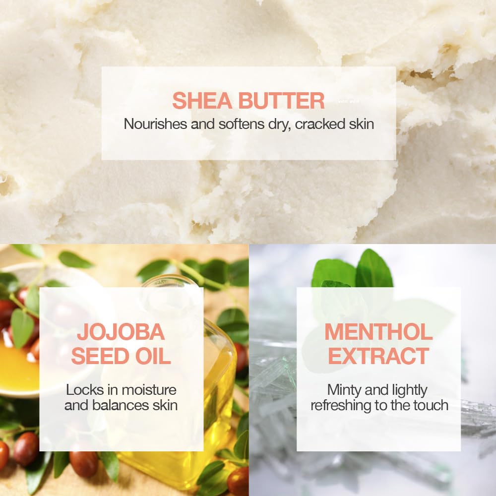 15 Min Foot Moisturizing Mask – Reviving Sock Mask with Shea Butter & Jojoba Oil for Dry Feet and Heels