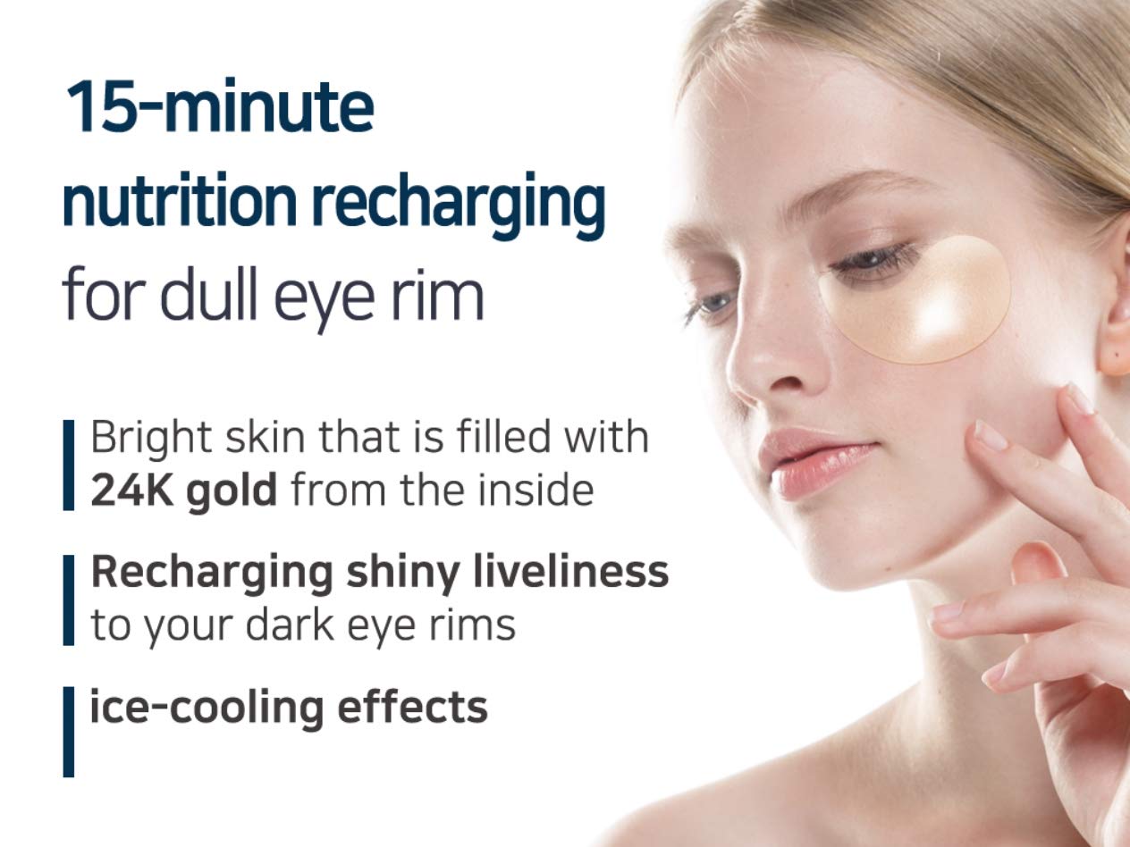 Petitfee Gold Hydrogel Eye Patch, 60 Patches