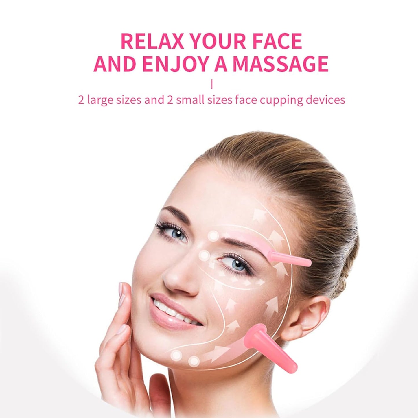 14PCS Facial Cupping for Massage - Face Cupping Set, Vacuum Suction Cups for Neck Body Beauty Anti Cellulite Cup Therapy and Cellulite Massager