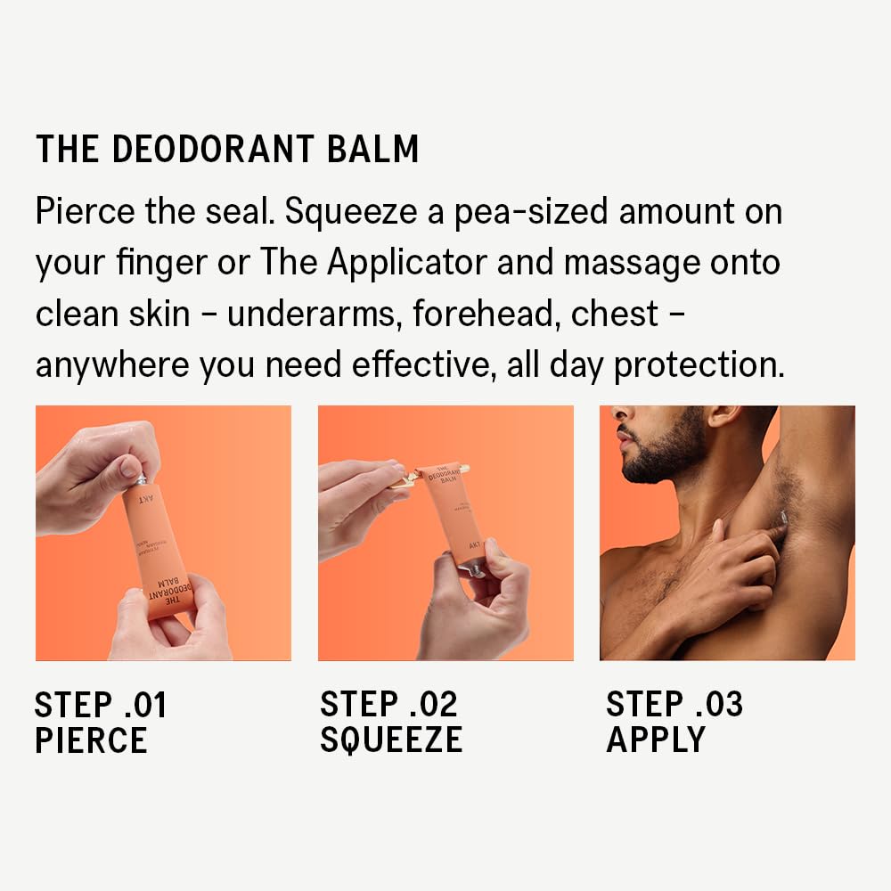 AKT Deodorant Balm 1.7 Fl Oz, Natural Deodorant for Men and Women, Award-Winning, Multi-use, Cream Deo Without Aluminum, Sc.02 After Thunder, Plastic Free, All Genders