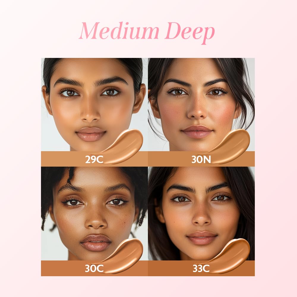 milktouch Cushion Foundation, 24H Flawless Skin, Radiant Shine, No Oxidation, Long-Lasting, Non-Creasing, 60% Hydrating Skincare Infused Korean Foundation, Valentines Gifts (30C Toffee)