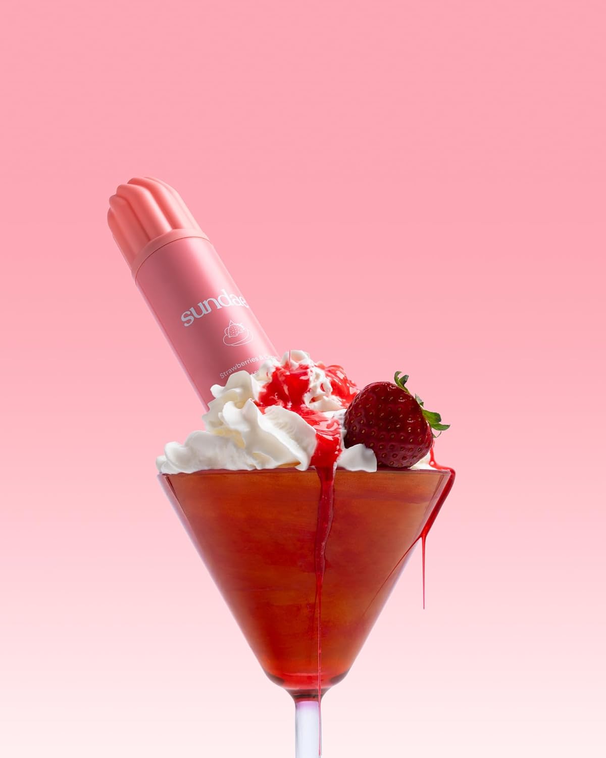 Whipped Shower Foam Strawberries & Cream Foaming Body Wash 8.9 fl oz, 265ml