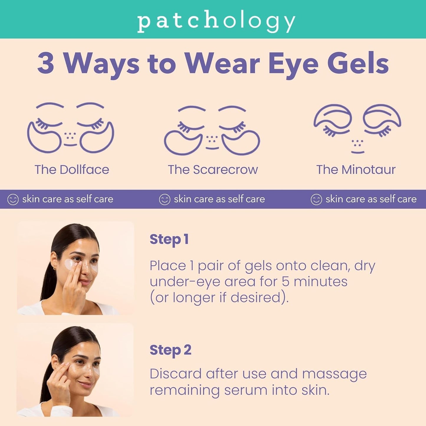 Patchology Skin Remedy Soothing Eye Gels – Ultra-Soft Hydrogel Undereye Masks with Ectoin, Ceramides & Botanical Blend – Hydrate, Revive & Refresh Puffy & Tired Eyes – For All Skin Types (5 Pack)