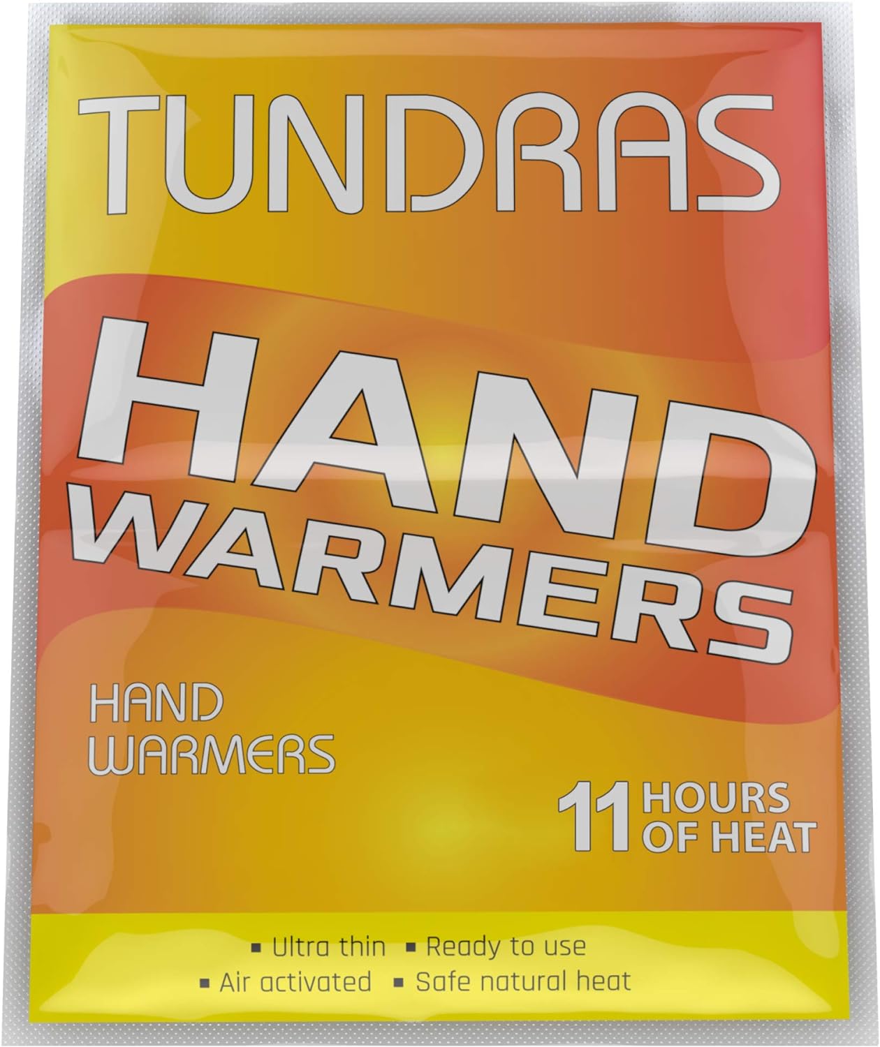 Hot Hand Warmers Heat Pack - 80 Count - 11 Hours Long Lasting Natural Safe and Odorless Single Use Air Activated Heat Packs for Hands, Toes and Body - TSA Approved
