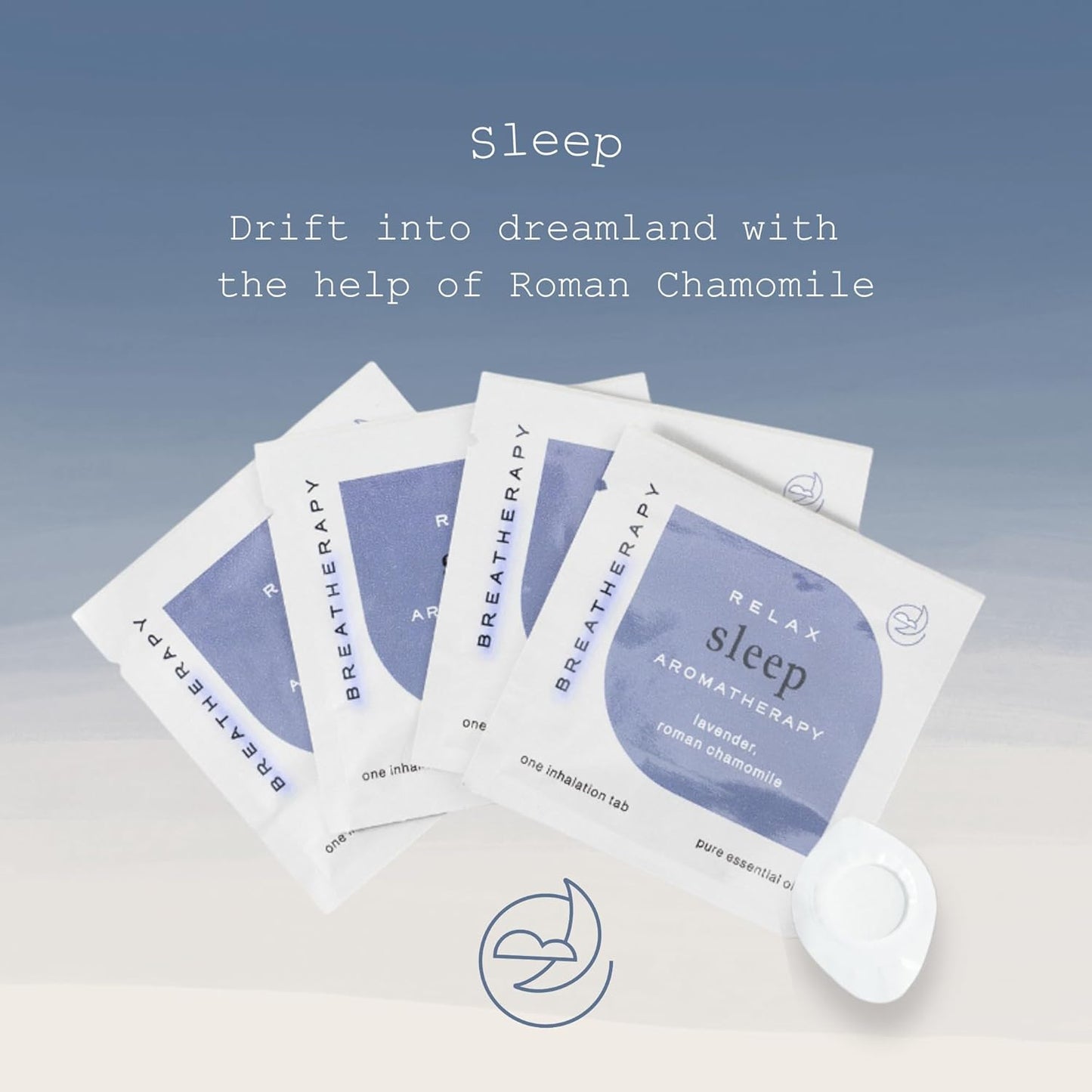 Aromatherapy Sleep Patches - Pure Essential Oil Aroma Patch - Lavender and Roman Chamomile Essential Oils for Sleep - 8-Pack