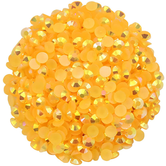 1440 Pcs SS20 5mm Flatback Rhinestones for Nails Art Crafts Glitter Round Shine Gems AB Crystals DIY Clothes Shoes (Orange Red AB)