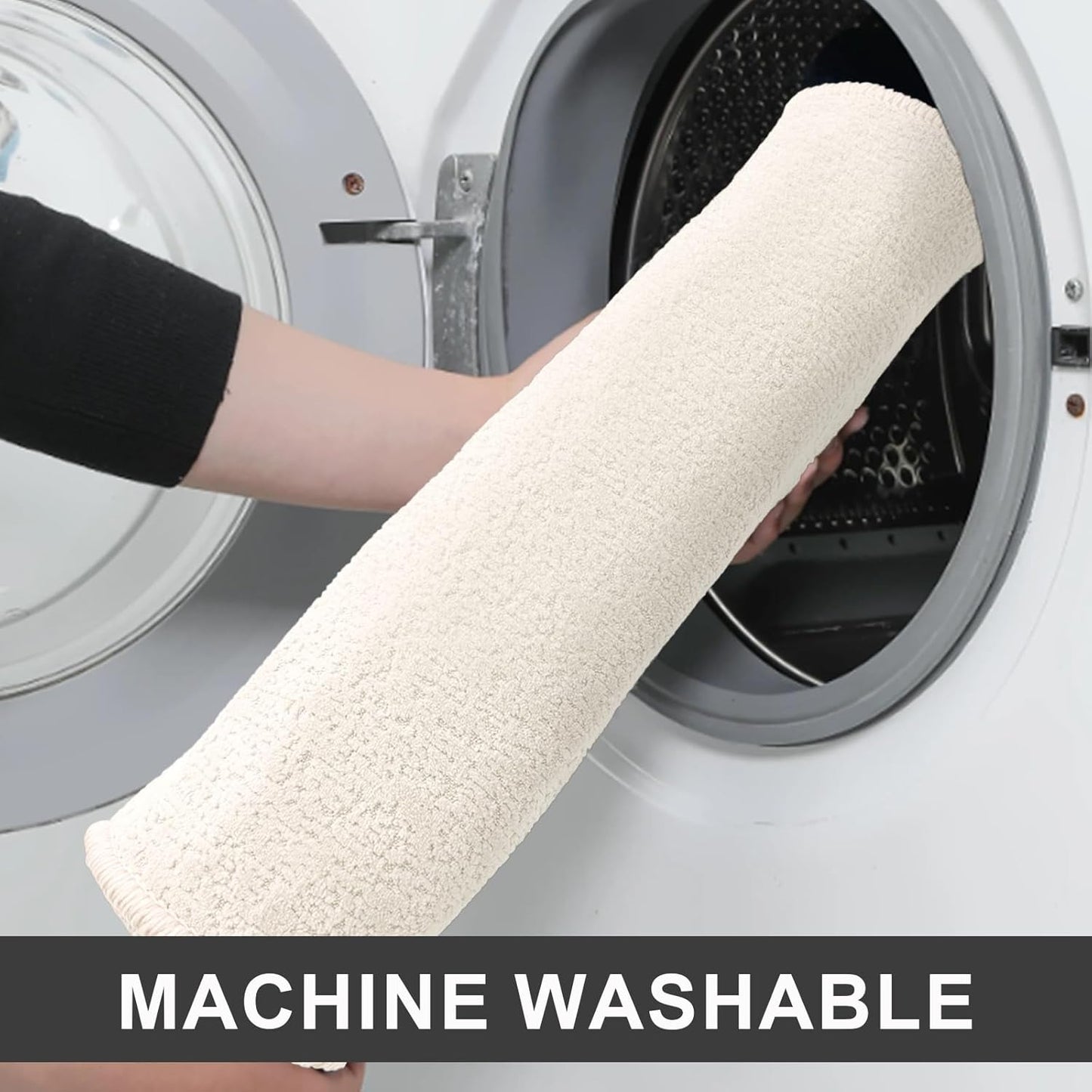 Bath Mat-Non-Slip Bathroom Floor Mats-Absorbent Quick Dry Low Pile Bathroom Rugs Fit Under Door-Bath Rug for Sink,Bathtub,Shower Room,24"×36",White