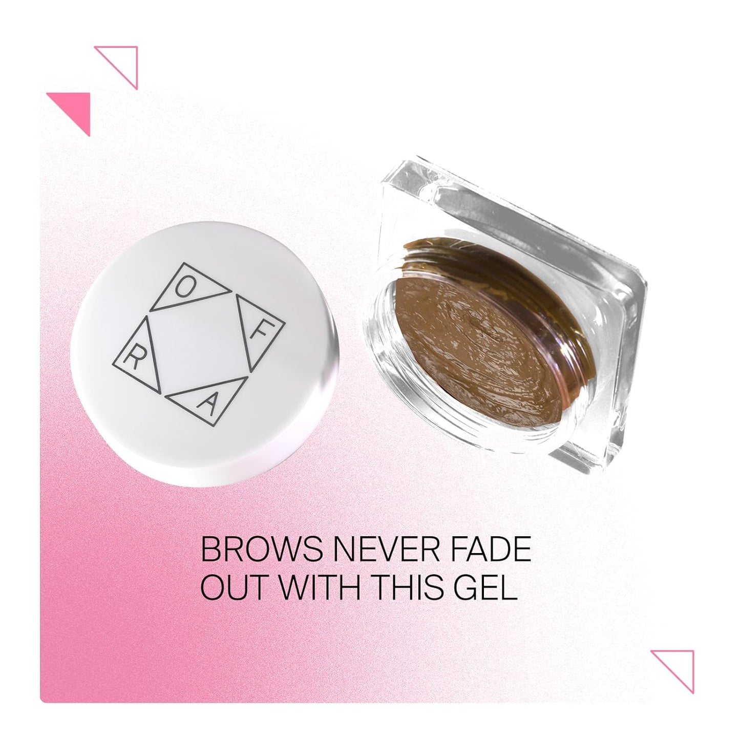 Ofra Eyebrow Gel - Dark Blonde - Semi-Permanent Brow Gel, and Waterproof Eyebrow Filler - 5g