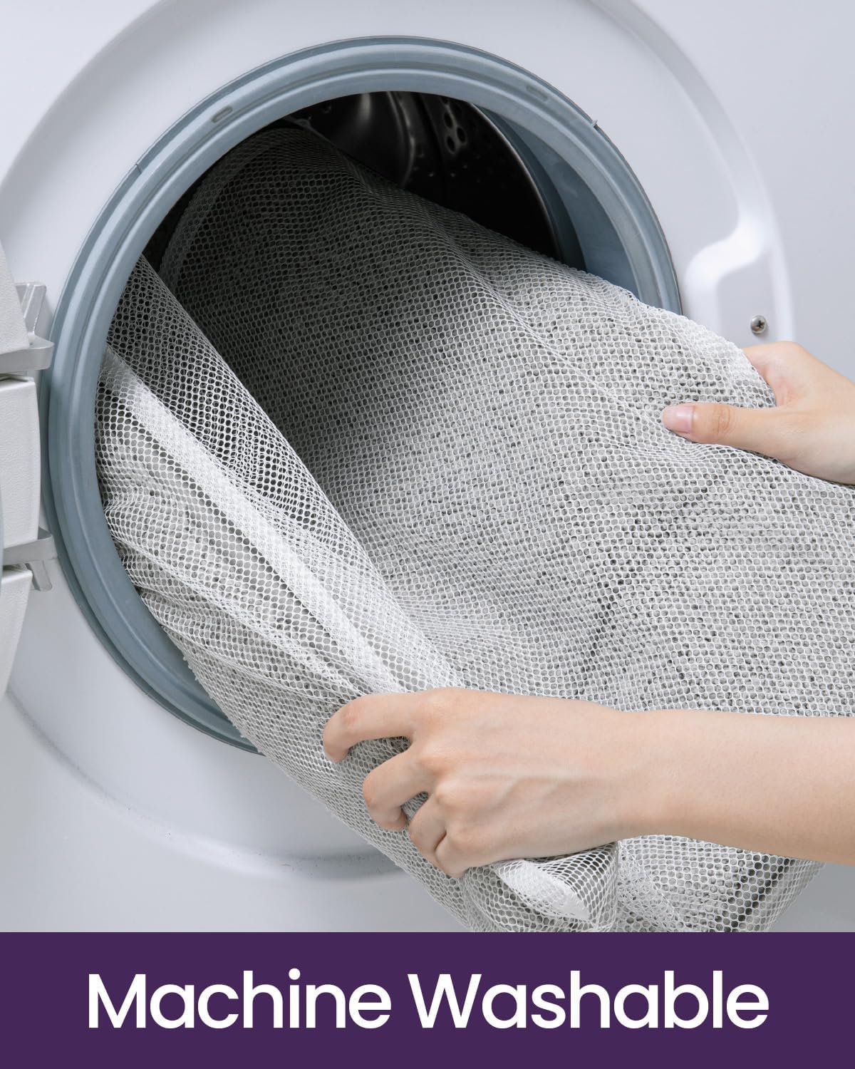 DEXI Bathroom Rugs 36x24, Washable Non Slip Bath Mat for Shower Floor, Absorbent Quick Dry Bathmat with Rubber Backing, Ultra Soft Plush Carpet for Tub, Light Grey