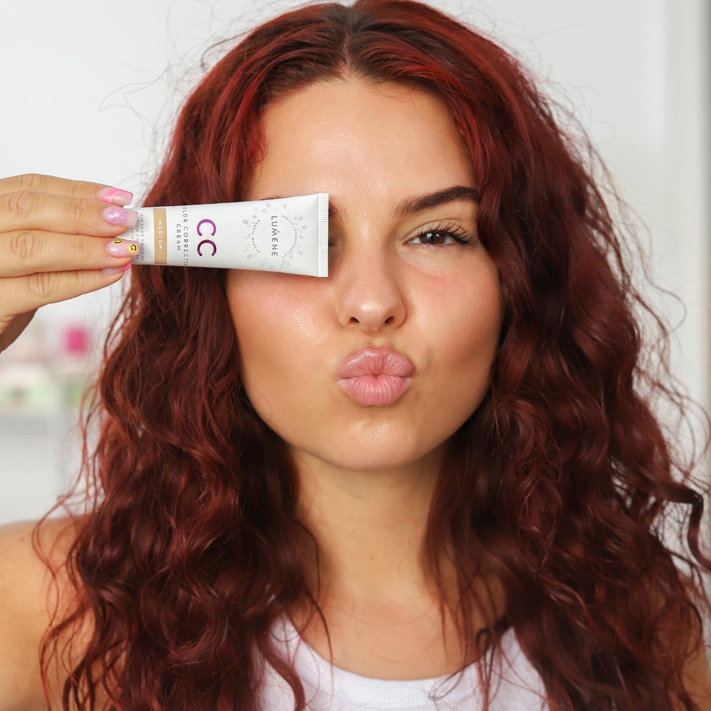 Lumene Color Correcting CC Cream - Lightweight Foundation - Medium Coverage - Redness Reducing Face Makeup for a Glowing Complexion - Vegan Formula + Suitable for All Skin Types - Fair (1 fl oz)