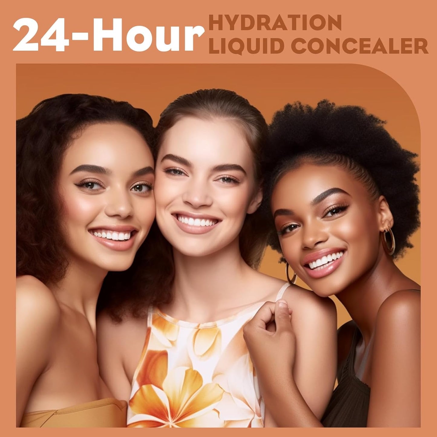 UCANBE Liquid Concealer Stick, Conceals, Covers, Highlights, Medium to Full Coverage Hydrating Color Corrector Face Makeup for Under Eye Dark Circles, Redness, Dullness, Fine Lines - Ivory-0.3 Fl.oz