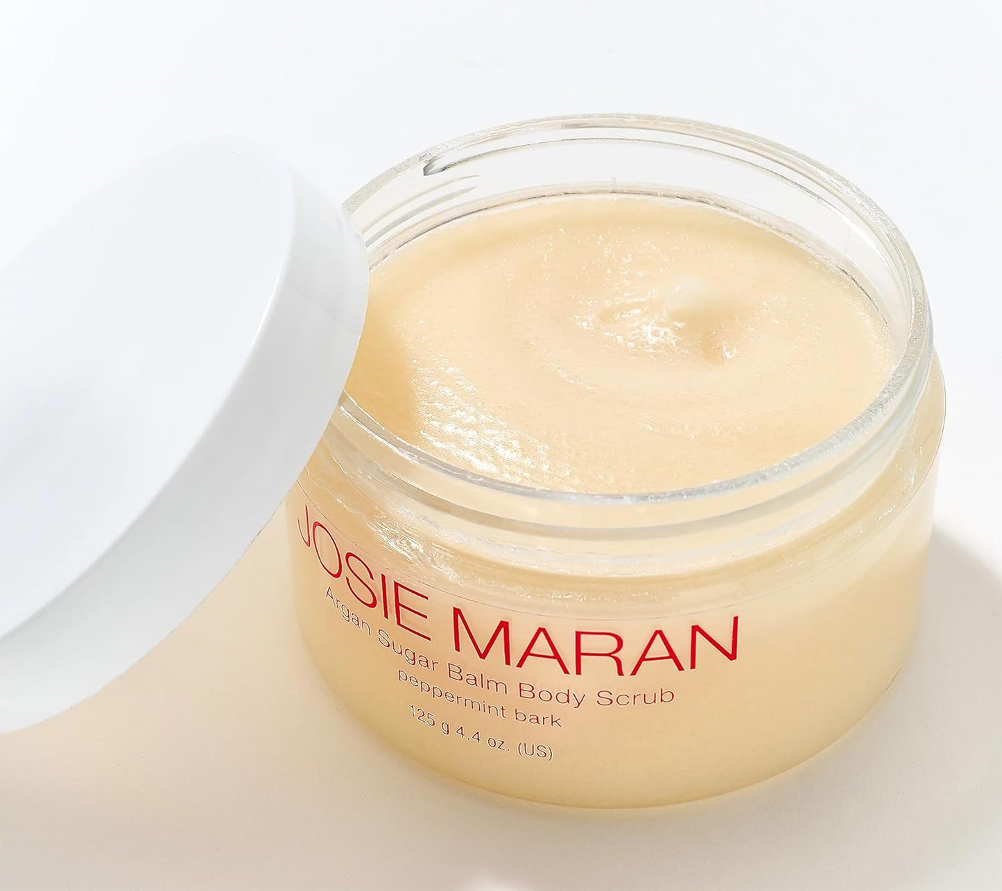 Josie Maran Argan Sugar Body Scrub Trio - 3-Piece Body Care Set - Softens, Smoothes & Hydrates Dry Skin - Includes Scents Sweet Clementine, Peppermint Bark & Sweet Cranberry (3 Count)