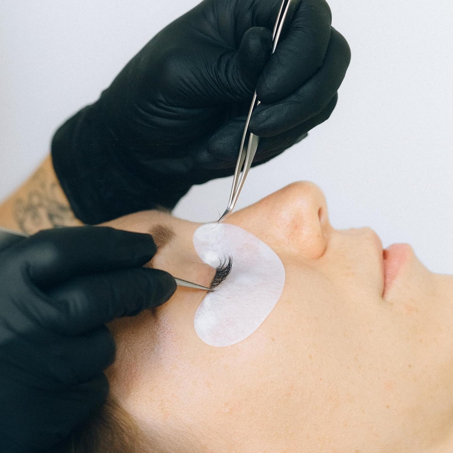 50 Pairs Under Eye Patches, Isolation Eyelash Extension Pads, Under Eye Gel Pads for Pro Salon and Individual, DIY Lashes Extension Supplies (Blue)