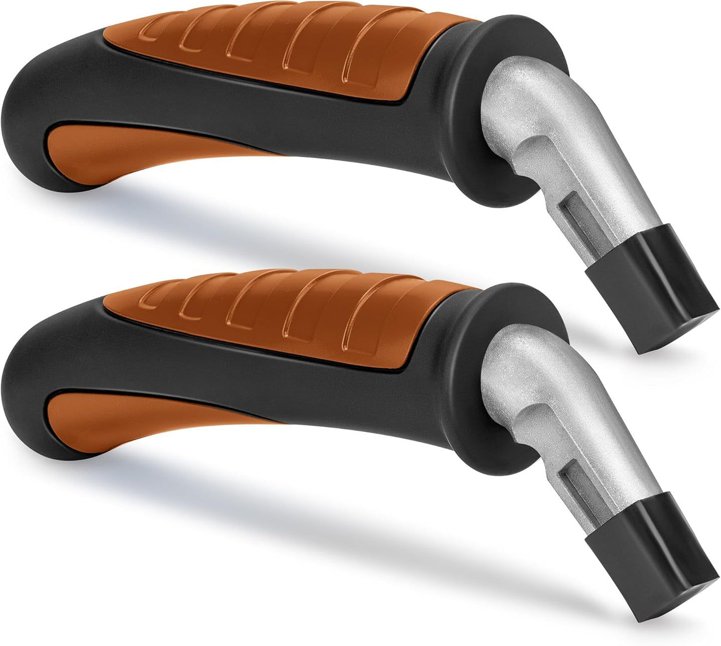 Car Door Handle for Elderly Car Handle Assist Support, Portable Auto Grab Handles for Handicap Seniors, Black and Orange 2 Pcs