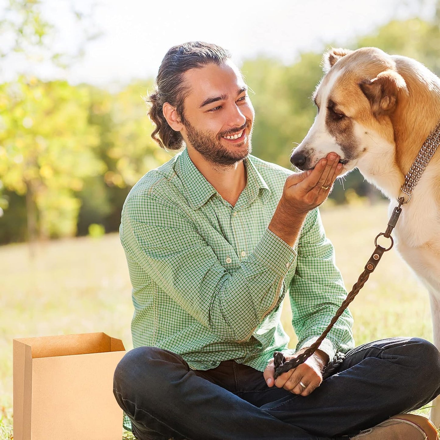 Waxed Kraft Feminine Hygiene Liner Bag, Business Restroom Bathroom Personal Dispensers 7.5 x 10" Waste Receptacle Paper Liners, Sanitary Napkin Disposal Bags, Kraft Bag (300 Pcs)