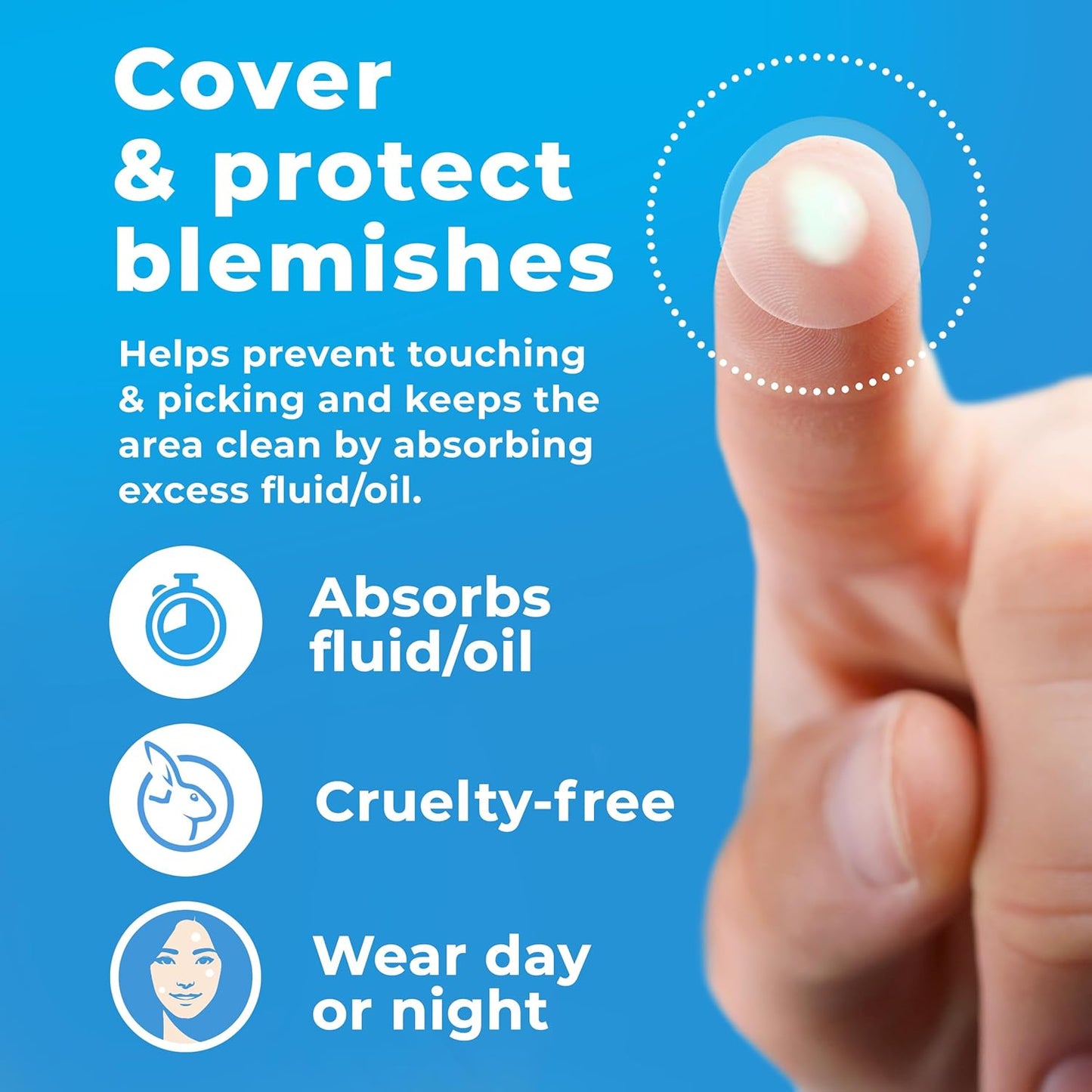 Pimple Patches for Face (240 Patches), Hydrocolloid Acne Patches with Tea Tree Oil, Pimple Stickers - Acne Pimple Patches For Face - Zit Patches