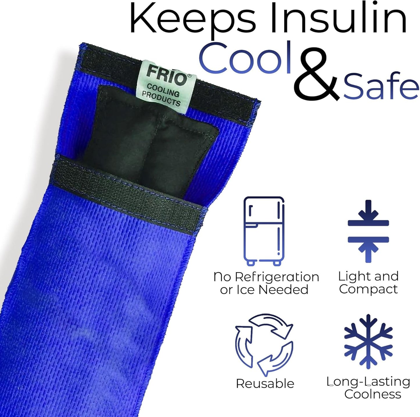 FRIO DUO Insulin Cooler Wallet - Keep Medication Cool for 45+ Hours Insulin Bag - Perfect for Travel and Everyday Use