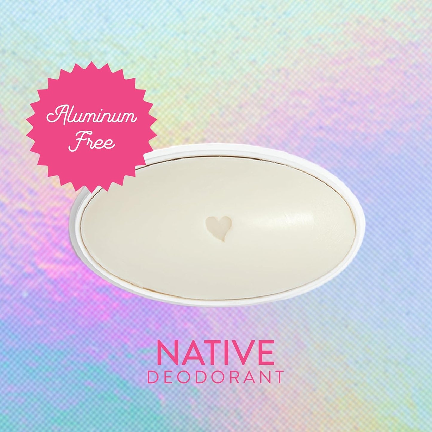 Native Aluminum-Free Clean Deodorant with Natural Derived Ingredients, 72HR odor control | Deodorant for Women and Men | Baking Soda, Coconut Oil, Shea Butter | Piece of Cake Birthday