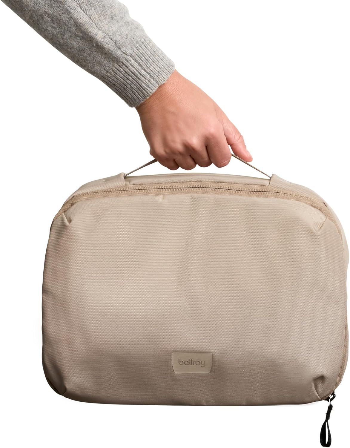 Bellroy Hanging Toiletry Kit Plus (8 Liter Travel Hanging Toiletry Bag) - Stone