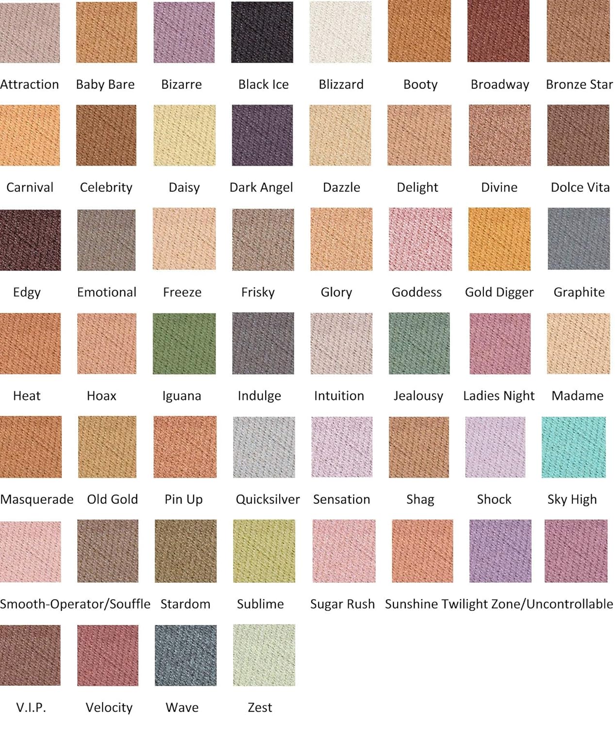 Jolie Frost Eye Shadow - Mid Size 3 g (Iguana)