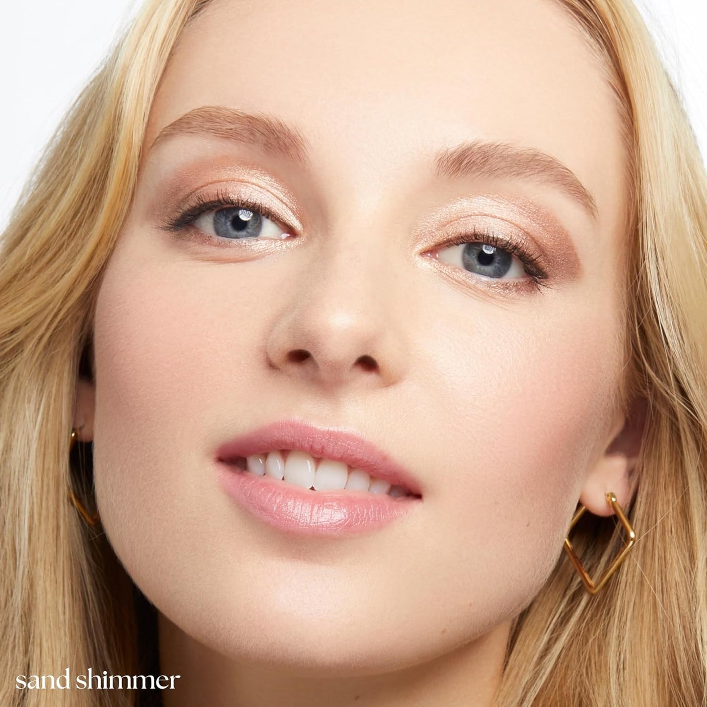 Julep Eyeshadow 101 Crème-to-Powder Waterproof Eyeshadow Stick Duo – Long-Lasting, Crease-Proof, Easy Apply with Built-in Smudger - Sand Shimmer and Smoky Tawny Matte