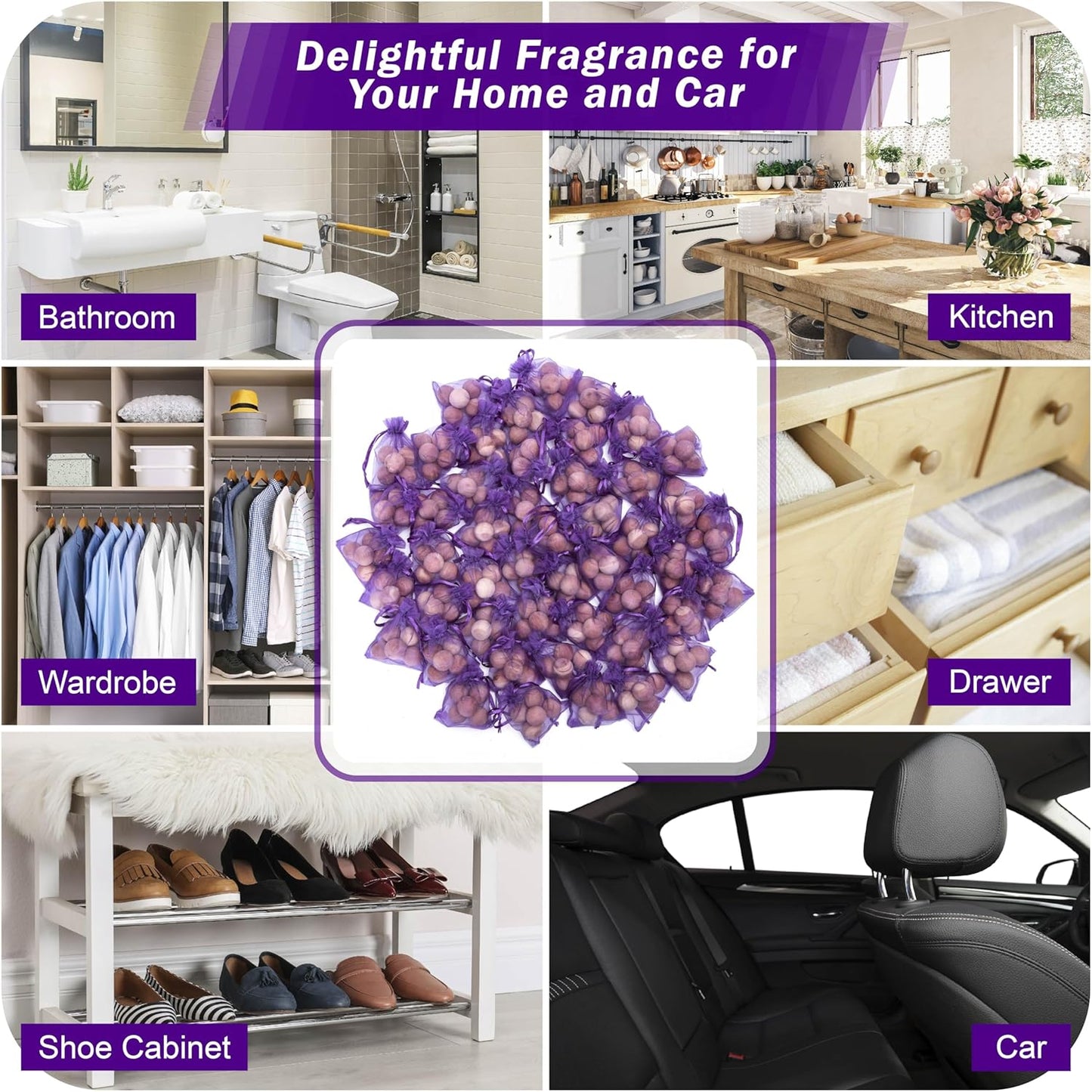 240 Pcs Cedar Balls for Clothes Storages, Home Fragrance Sachets for Closet, Drawer, Dresser, Wardrobe and More, LV-D-CC-3