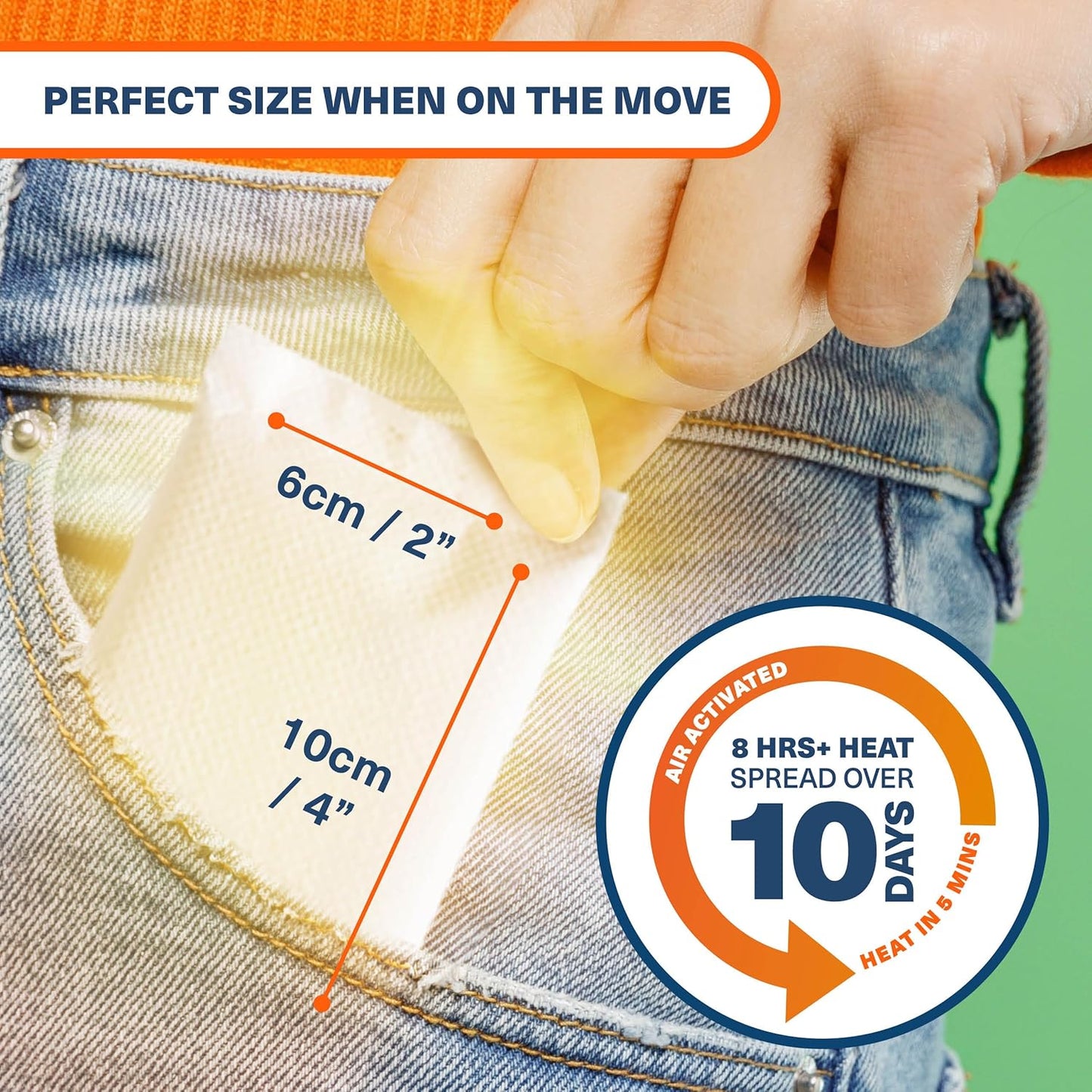 Bramble Hand Warmers Disposable Value Pack (2 Warmers per Pack) Pocket Warmers for Hiking, Outdoor Activities, Skiing - up to 10 Hours of Heat