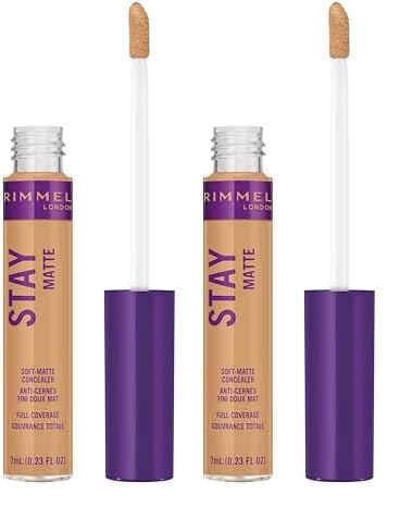 Rimmel Stay Matte Concealer, Buff, 0.23 Fluid Ounce (Pack of 2)
