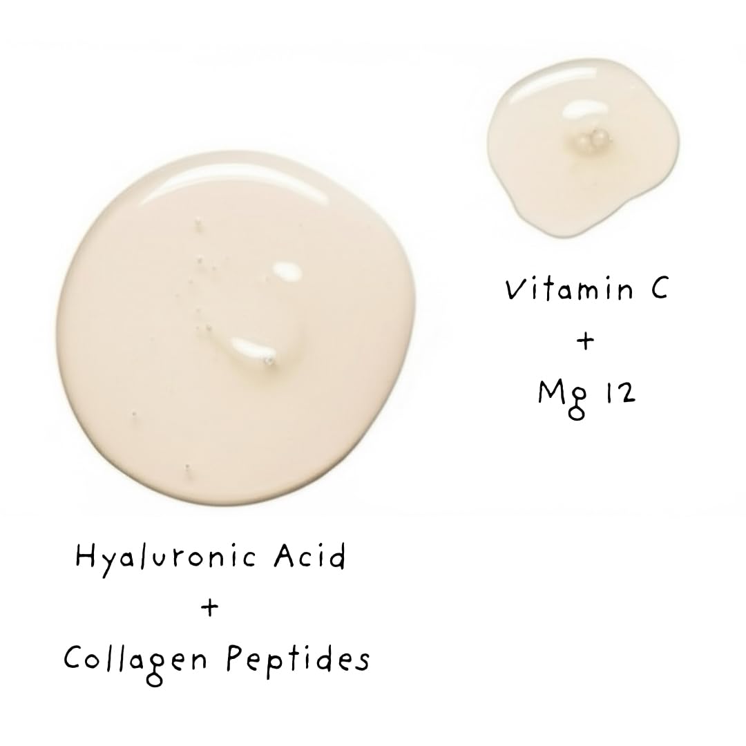 SKIN AURA Advanced Anti-Aging Serum - All-In-One Plant Derivative Formula Improves Wrinkles, Fine Lines & Age Spots with 5 Vitamins + Minerals, Hyaluronic Acid & Collagen Peptides - 30ml (1oz)