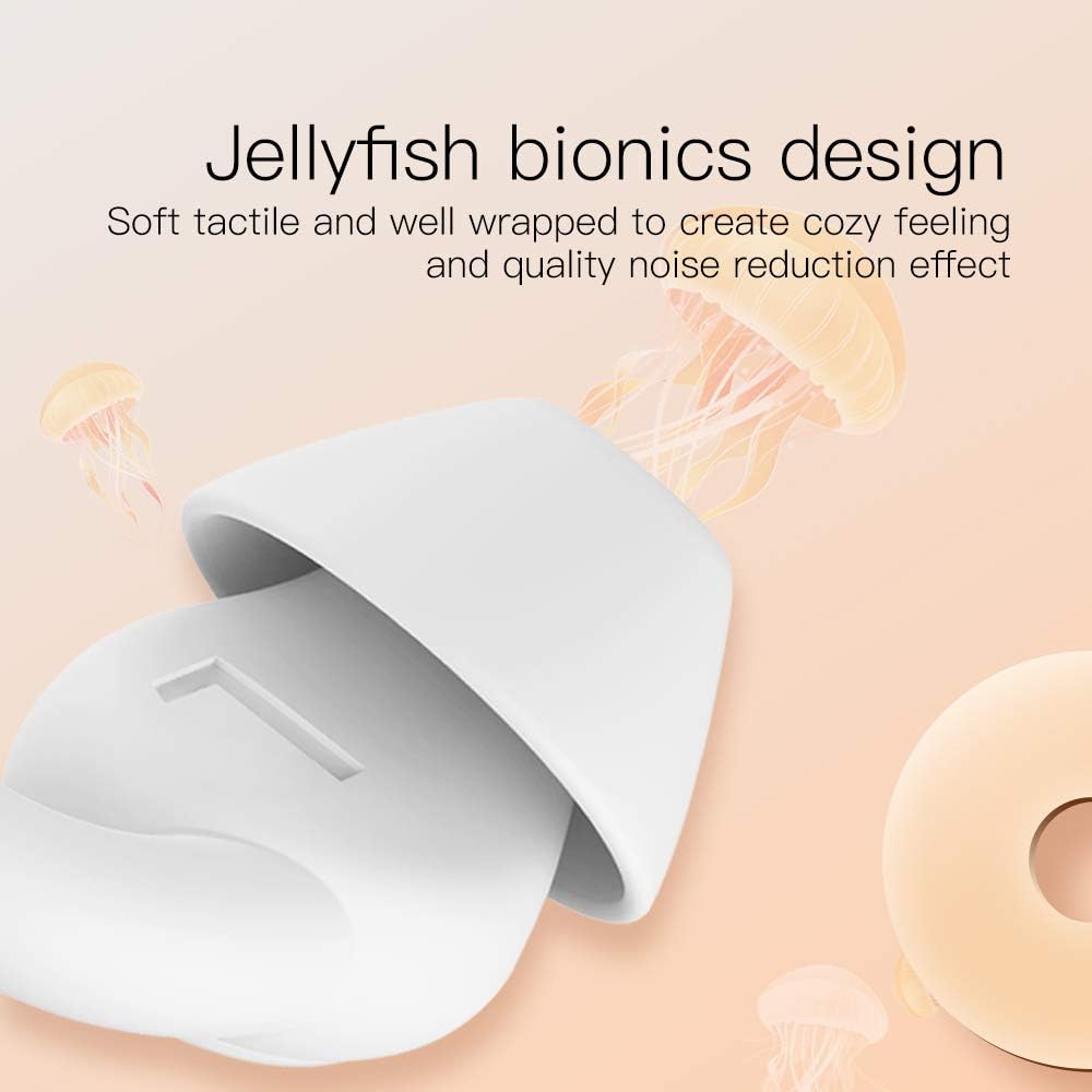 WUTAN Ear Plugs for Sleeping Noise Cancelling 14-38dB, Comfortable Soft Reusable Silicone Ear Plugs Noise Reduction Earplugs for Sleep Concert Work Airplane Travel (earplugsPINK3, S/L)