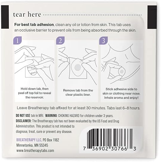 Aromatherapy Allay Patches - Pure Essential Oil Aroma Patch - Lavender and German Chamomile Essential Oils for Relaxation and Stress Relief - 8-Pack