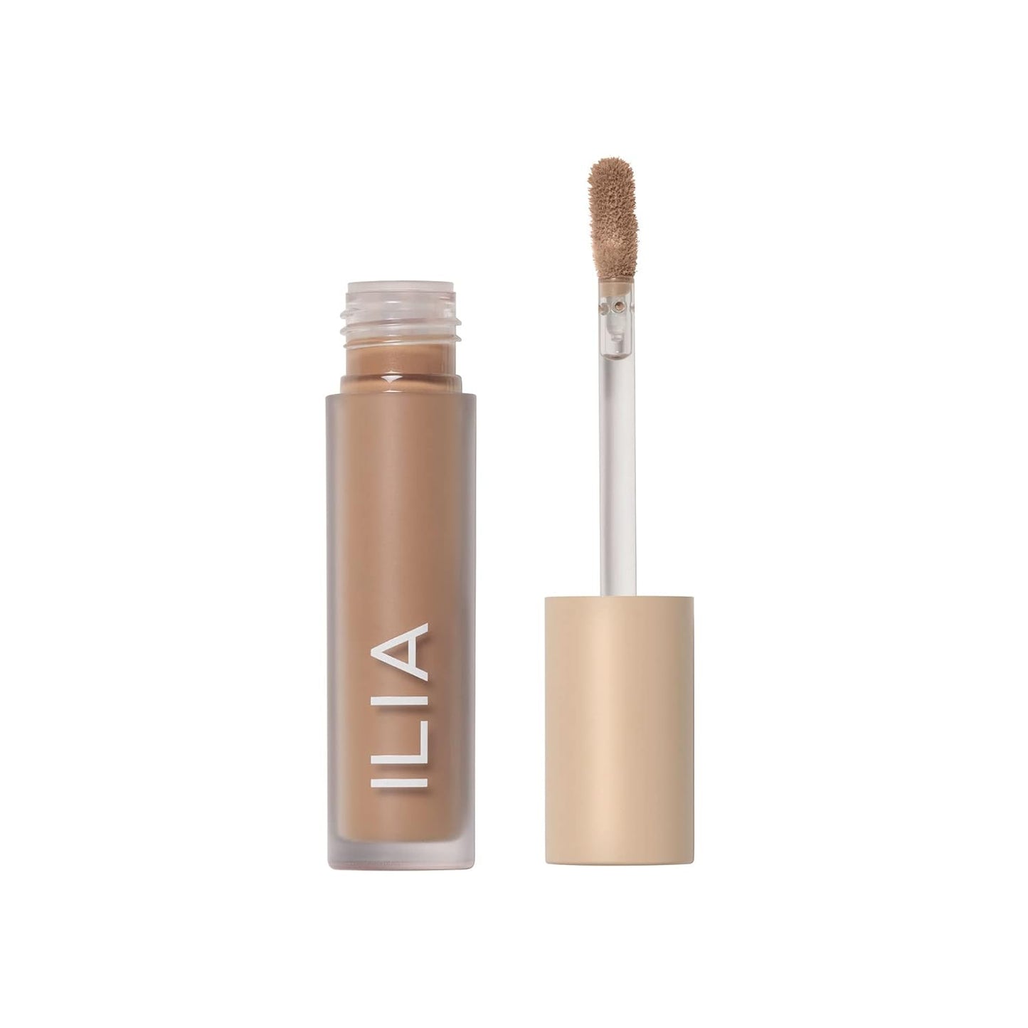 ILIA - Matte Liquid Powder Eye Tint | Cream-to-Powder Eyeshadow, Smudge-Resistant, Quick-Dry, Weightless, Water-Based | Non-Toxic, Vegan, Cruelty-Free, Clean Makeup (Cork, 0.12 fl oz | 3.5 ml)
