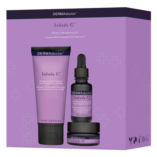 DERMAdoctor Kakadu C Vitamin C Brightening Kit, 3 piece kit