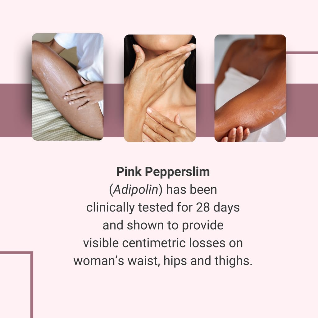 Consult Beaute Champagne Lift Hydrating Firming Body Cream with Pink Pepperslim for Crepey Skin Moisturizer Tightens, Tones & Hydrates Dry Skin on Arms & Legs - 8 oz.