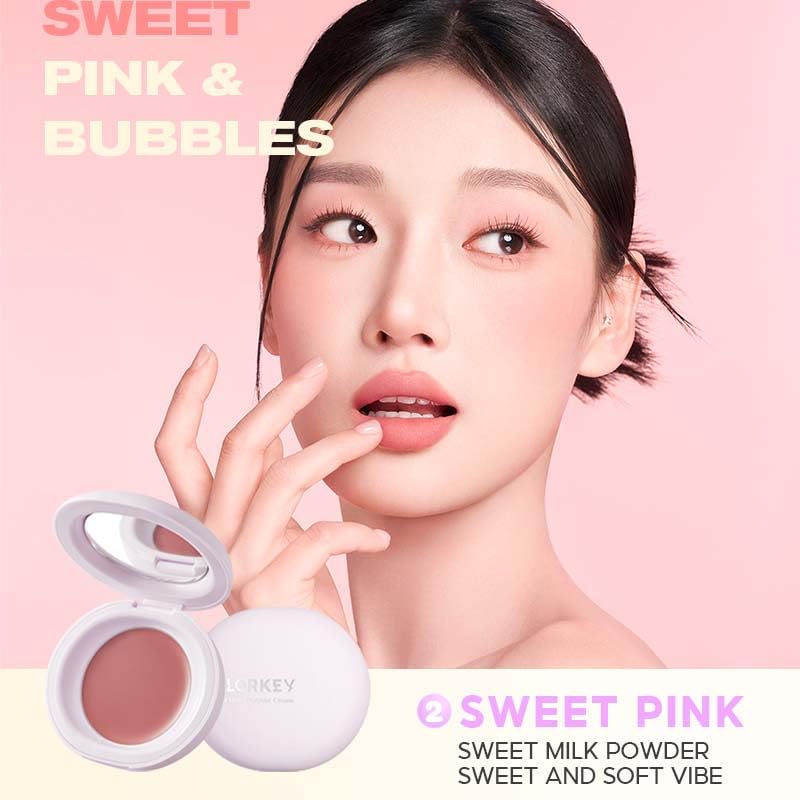 COLORKEY Soft Mist Multi-Purpose Cream | Lips & Cheeks | Eyes | Creamy | Moisturizing | Blendable Color (02 SWEET PINK, 2.5g)