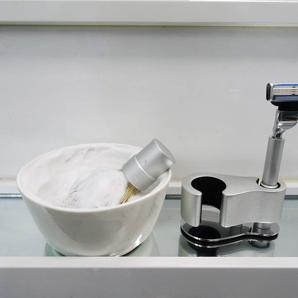 Ceramic Shaving Bowl For Men, Wide Mouth Shaving Cream Cup, Large Capacity, Easier to Lather