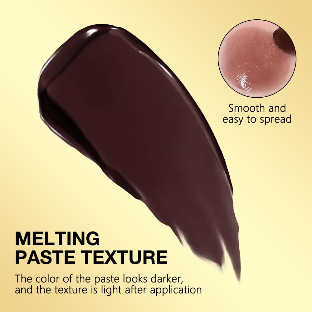 Black Cherry Nude Tinted Honey Lip Balm, Sheer Hydrating Moisturizing Lipstick for All Skin Type, Natural Black Cherry Lip Tint Balm Moisturizing Nourishing Lipstick Long Lasting Waterproof