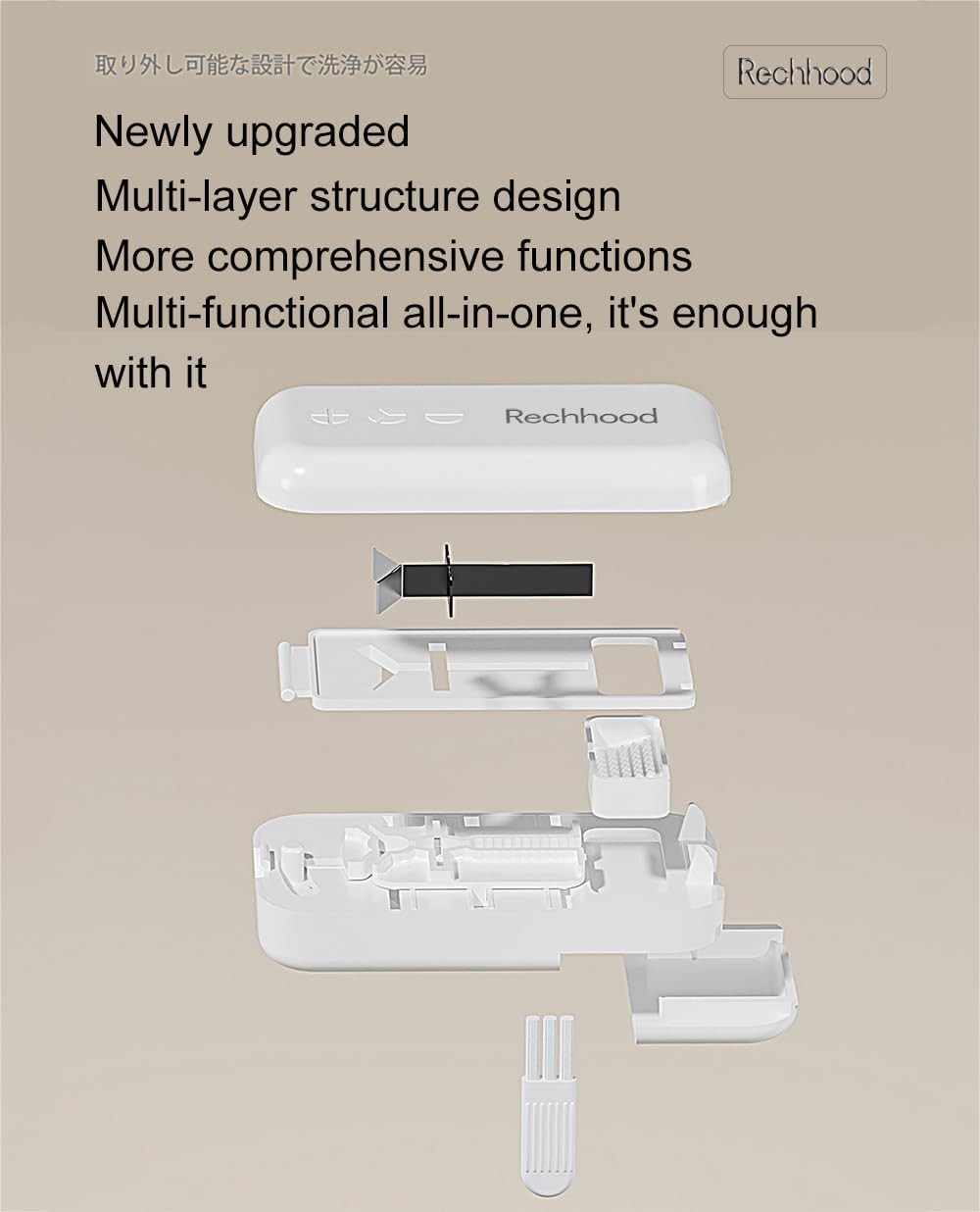 3-in-1 Pill Cutter 1/4 1/3 1/2 with Pill Storage Case, Stainless Steel Blade Cuts Pills Ideal for Cutting Vitamins and Pills (White)