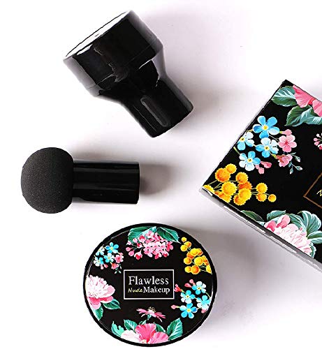 Air Cushion CC Cream Foundation,BB Cream Makeup,Moisturizing Concealer Long Lasting Full Coverage Waterproof Foundation (Natural)