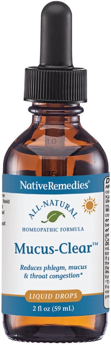 Native Remedies Complete Mucus-Clear ComboPack for 24 Hour Relief of Mucus & Phlegm Congestion