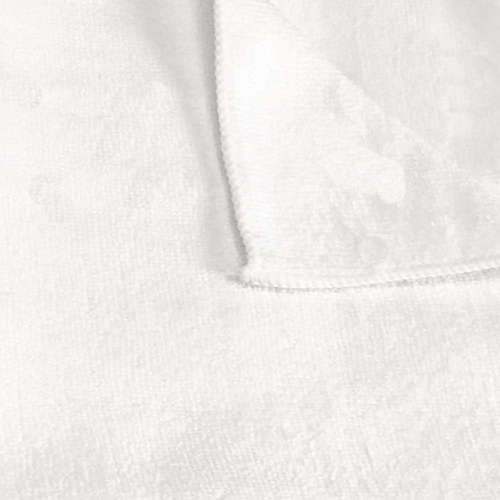 Arkwright Microfiber Gym Towel - Pack of 12 - Super Soft, Quick Dry Workout Sweat Towels, 300 GSM Lightweight & Absorbent for Sports, Working Out, Yoga, and Spa, 16 x 27 in, White