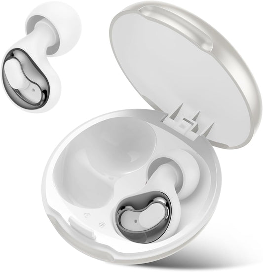 Adjustable Ear Plugs for Sleeping – 2-Level Noise Cancelling (17–35dB), Reusable Silicone Earplugs for Sleeping, Snoring, Travel, Office, and Side Sleepers with 6 Pairs of Tips & Magnetic Carry Case