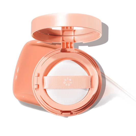 INTO YOU Cream Blush Air Cushion for Cheeks Eyes, Moisturizing, Lightweight, Dewy Finish Face Makeup, Long Wearing, Buildable, Blendable, Pigmented Liquid Blush, for All Skin Tones, Spring Apricot