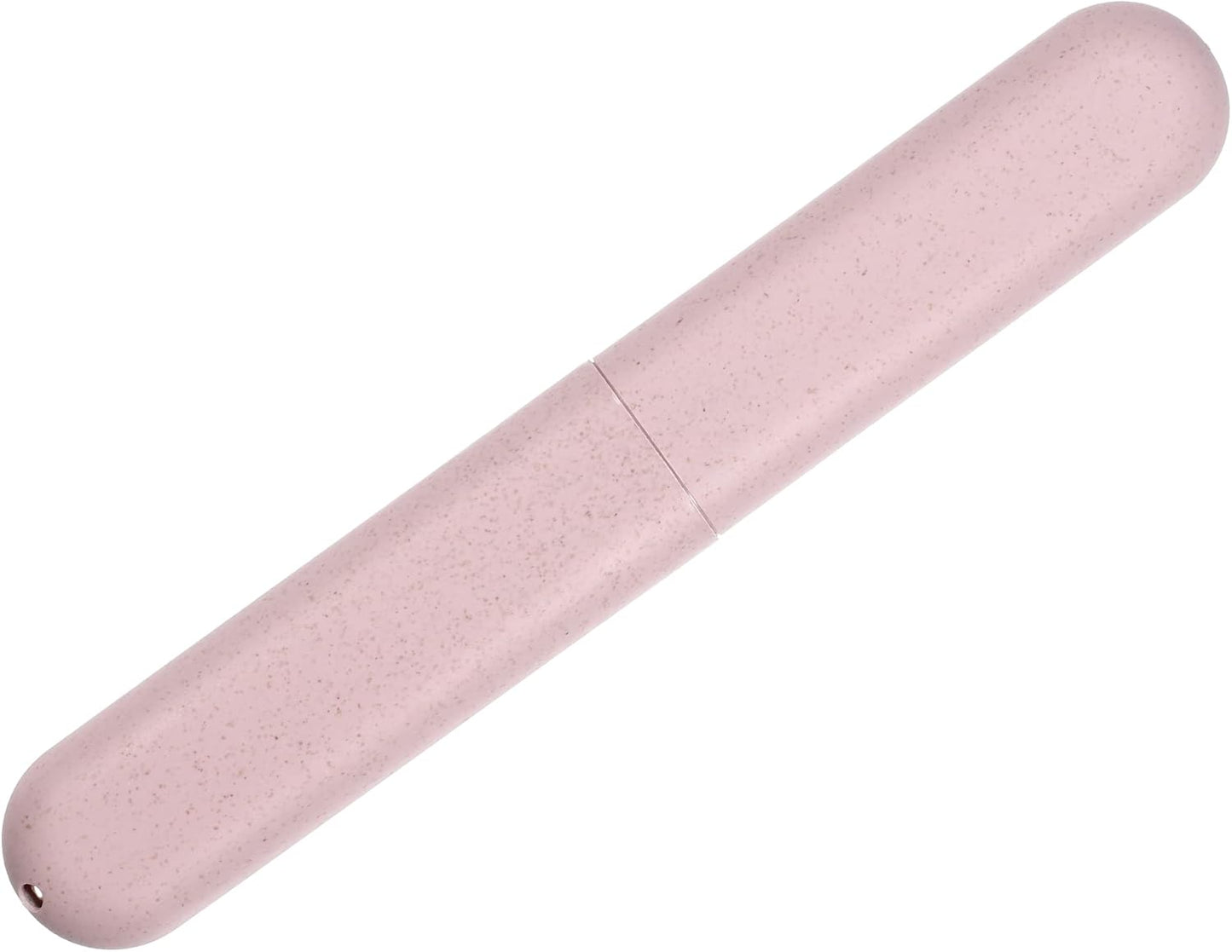 VOCOSTE 1pcs, Traveling Toothbrush Holders Case, PP Toothbrush Case for Travel Business, Pink, 8.07''x1.22''x0.83''