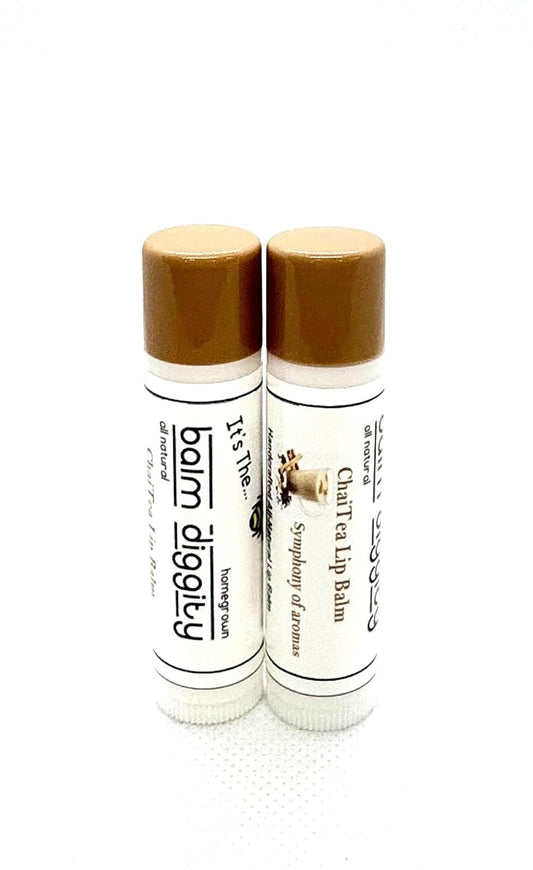 It's The Balm Diggity 2-pack Chai Tea Beeswax, All-Natural, Moisturizing, and Nourishing Lip Balm Made With Just 5 Ingredients