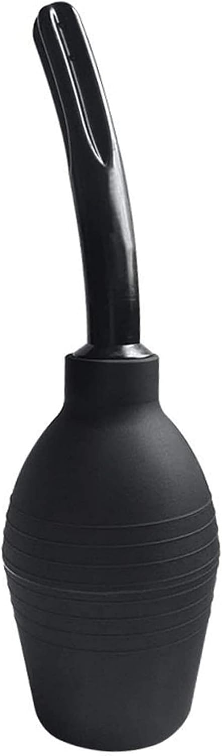 Abyclean Anal Douche Enema Bulb Vaginal Douche Enema Cleaner for Women’s or Man’s Health (310ml Black)