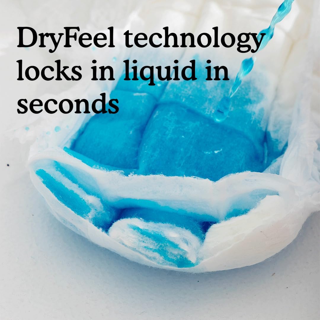 Because Adult Incontinence Underwear for Sensitive Skin - Women - Premium Overnight Disposable Briefs, Anti Odor - White, X-Large - Absorbs 6 Cups - 12 Count (Pack of 1)